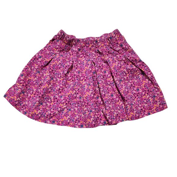 Tea Girls Floral Pink Elastic Waist‎ Skirt Size 8 - Picture 1 of 6